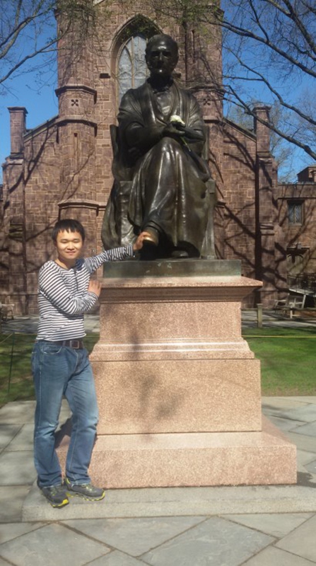 Guan with Yale man